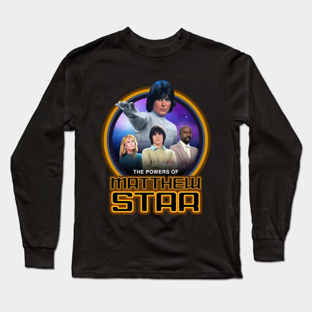 The powers of Matthew Star Long Sleeve T-Shirt by Trazzo